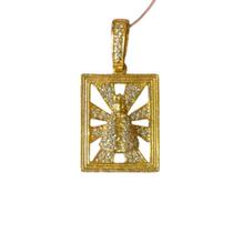 Pingente Nossa Senhora Cravejada P - Banhado A Ouro 18K Pingente Nossa Senhora Cravejada P - Banhado A Ouro 18K