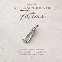 Pingente Nossa Senhora de Fátima em Prata 925 com Corrente Pingente Nossa Senhora de Fátima em Prata 925 com Corrente