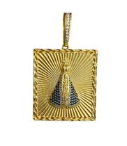 Pingente Nossa Senhora GG - Banhada a ouro 18k