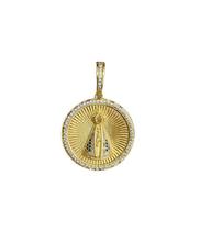 PINGENTE NOSSA SENHORA M - BANHADO A OURO 18k