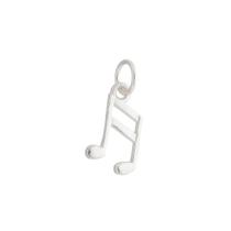 Pingente Nota Musical Semicolcheia Prata 925 Kl