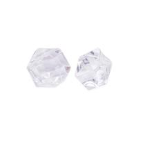 Pingente Octógono Acrílico Transparente 11x15mm 10pçs 15g Pingente Octógono Acrílico Transparente 11x15mm 10pçs 15g