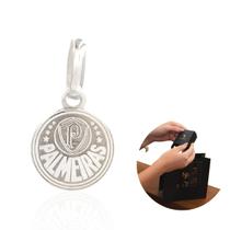 Pingente Oficial Escudo Palmeiras Prata 925 com Certificado e Embalagem Premium