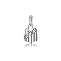 Pingente Oficial Escudo Santos Prata 925 Noble Joias