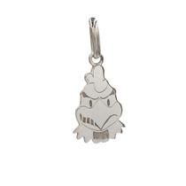 Pingente Oficial Galo Doido Atlético MG 1,5cm Prata 925 Noble Joias