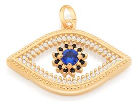 Pingente Olho Grego Formado Por Bordas Traba 542277