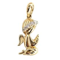 Pingente Ouro 18 k Anjo Ajoelhado