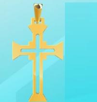 Pingente Ouro 18 k Peso 0.50 Grama 12 mm Pingente Ouro 18 k Peso 0.50 Grama 12 mm