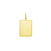 Pingente Ouro 18 Kilates Chapa para gravar Nomes 30 mm x 20 mm Peso 2 Gramas Pingente Ouro 18 Kilates Chapa para gravar Nomes 30 mm x 20 mm Peso 2 Gramas