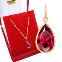 Pingente Ouro 18k 750 Gota 8mm