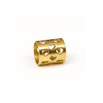 PINGENTE OURO 18k BERLOQUE SEPARADOR PEQUENO PARA CORRENTES OU PULSEIRAS