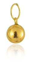 Pingente Ouro 18k Bola 5mm Bolinha Esfera Lisa Espelhada PG-049 Pingente Ouro 18k Bola 5mm Bolinha Esfera Lisa Espelhada PG-049