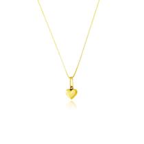 Pingente Ouro 18k Coração Abaulado Grosso P Liso Espelhado R022 Pingente Ouro 18k Coração Abaulado Grosso P Liso Espelhado R022