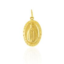 Pingente Ouro 18k Medalha Nossa Senhora Aparecida RP-140