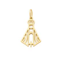 Pingente ouro 18k nosssa senhora aparecida santa n s a devoto deliado presente Pingente ouro 18k nosssa senhora aparecida santa n s a devoto deliado presente