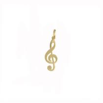 Pingente Ouro 18k Nota Musical