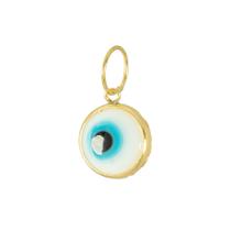 Pingente Ouro 18k Olho Grego Esmaltado Pingente Ouro 18k Olho Grego Esmaltado