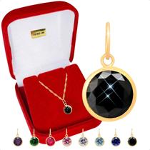 Pingente Ouro 18k Ponto De Luz 6mm