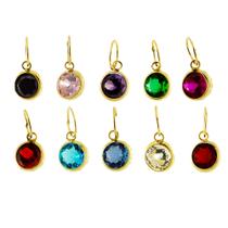 Pingente Ouro 18k Ponto de Luz Redondo 4mm P PG-080