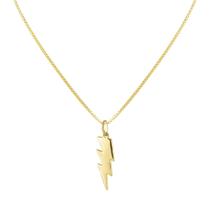 Pingente Ouro 18k Símbolo Orixá Raio De Iansã Espelhado P573