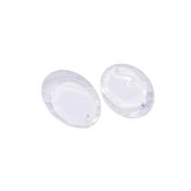 Pingente Oval Acrílico Transparente 20x27mm 10pçs 20g Pingente Oval Acrílico Transparente 20x27mm 10pçs 20g