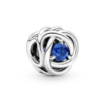 Pingente Pandora Círculo Eternidade Azul de Prata Esterlina Pingente Pandora Círculo Eternidade Azul de Prata Esterlina