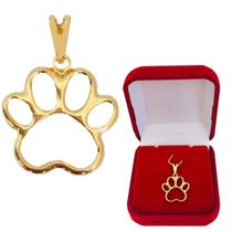 Pingente Pata Patinha Cachorro e Gato Banhado a Ouro 18k Pingente Pata Patinha Cachorro e Gato Banhado a Ouro 18k