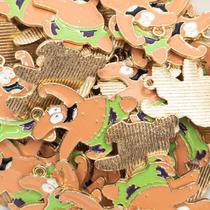 Pingente Patrick Estrela Bob Esponja Metal 23x31mm 20pçs 60g Colar Pulseira