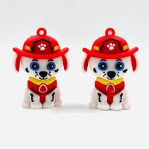Pingente Patrulha Canina 1un Emborrachado Escolha Personagem