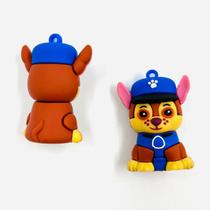 Pingente Patrulha Canina Chase 46x36mm 1un Emborrachado Biju