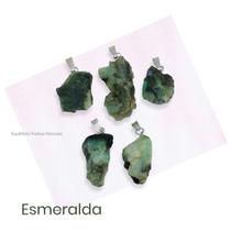Pingente Pedra Natural Esmeralda Bruta - Inspiração - EQUILIBRIO