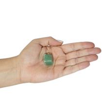 PINGENTE PEDRA ROLADA QUARTZO VERDE - (2 a 3,5)cm - BANHO DE OURO PINGENTE PEDRA ROLADA QUARTZO VERDE - (2 a 3,5)cm - BANHO DE OURO