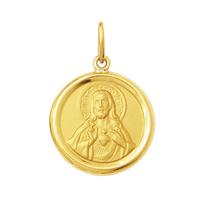 Pingente Pequeno 1,8cm Ouro Maciço 18k FDMR-1K200 (24 Santos)