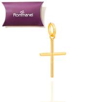 Pingente Pequeno Crucifixo Religioso Rommanel Joias 1,7 Cm