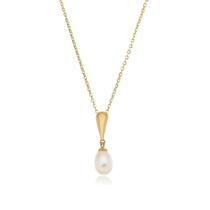 Pingente Pérola Natural Gota + Corrente Bailarina Ouro 18k Pingente Pérola Natural Gota + Corrente Bailarina Ouro 18k
