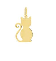 Pingente Pet Gato Ouro 18 k Peso 2.20 Gramas 25 mm