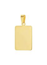 Pingente Placa 20x12mm Pingente Placa 20x12mm