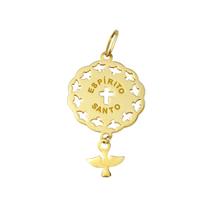 Pingente Placa Divino em Ouro 18K Pingente Placa Divino em Ouro 18K