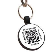 Pingente Plaquinha Identificação QR Code Pet Cão E Gato com rastreamento