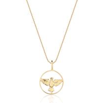 Pingente Pomba Da Paz Espirito Santo Em Ouro 10k P93 Pingente Pomba Da Paz Espirito Santo Em Ouro 10k P93