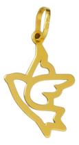 Pingente Pomba Divino Leve Ouro18k Pingente Pomba Divino Leve Ouro18k