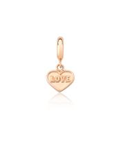 Pingente Prata 925 Coliseu Banho Rosé Love Pingente Prata 925 Coliseu Banho Rosé Love