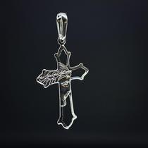 Pingente Prata 925 Cruz Face de Cristo Legitima Original Masculino