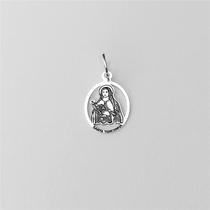 Pingente prata 925 medalha santa terezinha Pingente prata 925 medalha santa terezinha