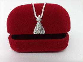 Pingente Prata 925 Nossa Senhora Aparecida Mini