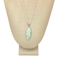 Pingente Prata 950 Água Marinha Polida Legítima - P. Vecchio