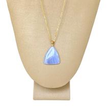 Pingente Prata 950 + Ouro Calcedônia - Legítima P. Vecchio