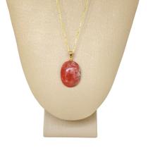 Pingente Prata 950 + Ouro Pedra da Lua - Original P. Vecchio Pingente Prata 950 + Ouro Pedra da Lua - Original P. Vecchio