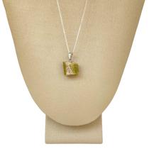 Pingente Prata 950 Turmalina Melancia Legítima - P. Vecchio