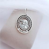 Pingente prata bali 925 medalha sao bento Pingente prata bali 925 medalha sao bento